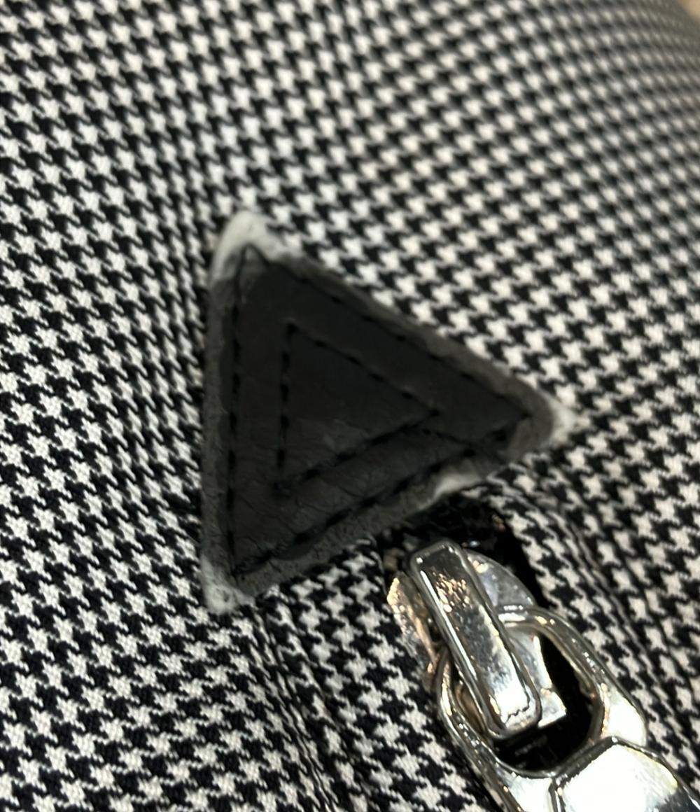 BURBERRY BLACK LABEL ダウンジャケット 千鳥格子 2WAY ジップ スナップボタン BMP26-325-06 メンズ SIZE S バーバリーブラックレーベル