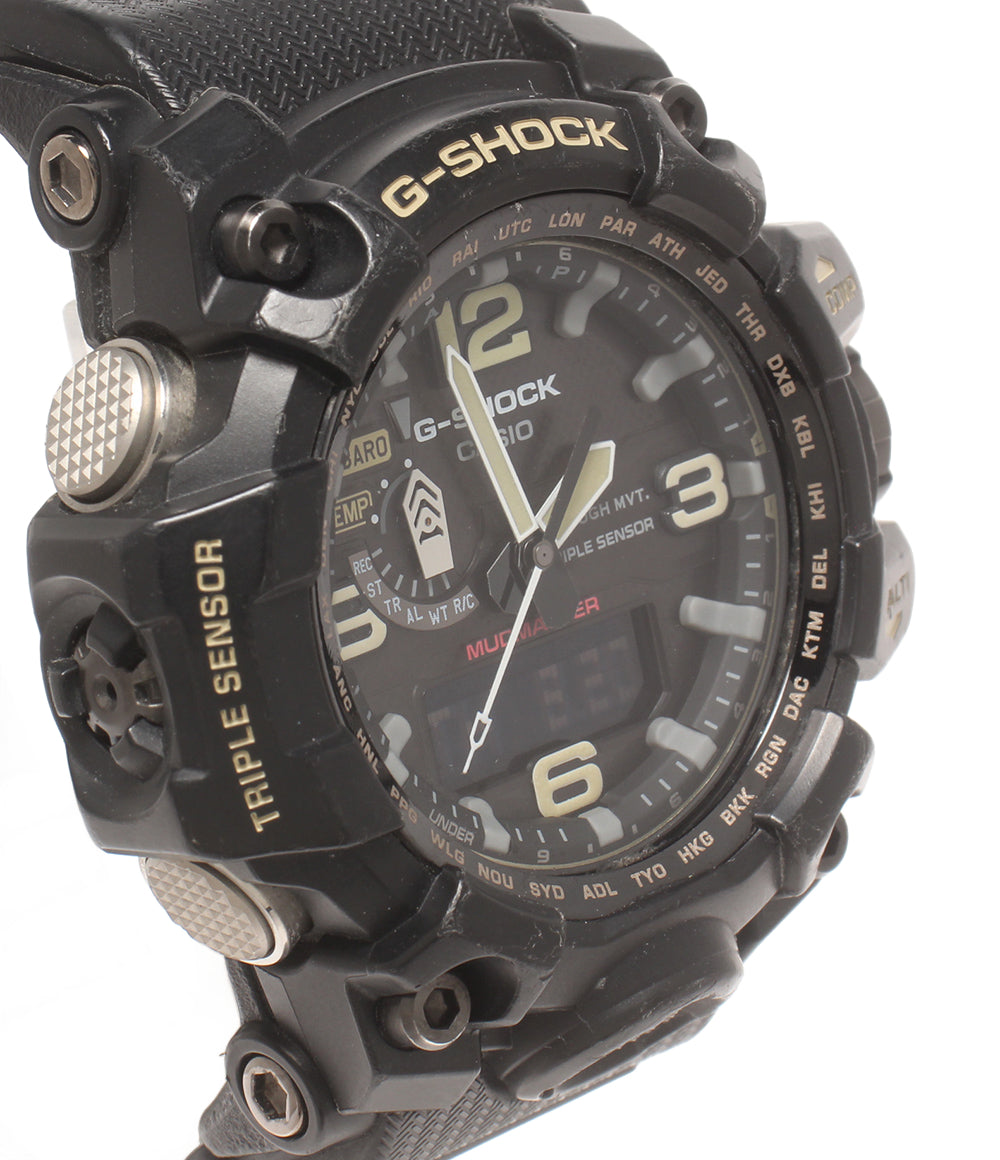 CASIO 腕時計 マッドマスター MUDMASTER G-SHOCK 電波ソーラー ソーラー ブラック GWG-1000 メンズ カシオ