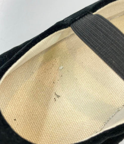 tricot COMME des GARCONS スリッポン ベロア メリージェーン ゴムストラップ レディース SIZE 22.0 (XS) トリココムデギャルソン