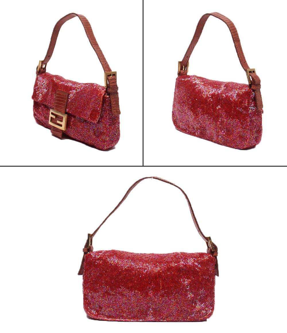 FENDI ハンドバッグ ショルダーバッグ 肩掛け ビーズ マンマバゲット レディース フェンディ