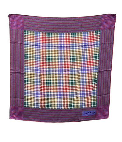 ランバン スカーフ シルク100% ユニセックス LANVIN