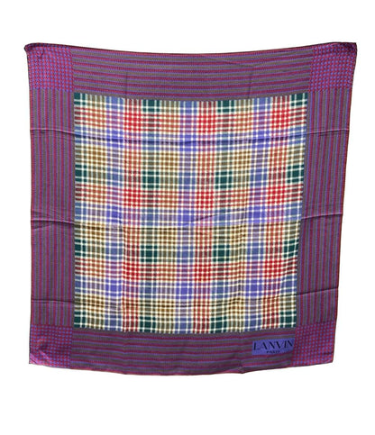 ランバン スカーフ シルク100% ユニセックス LANVIN