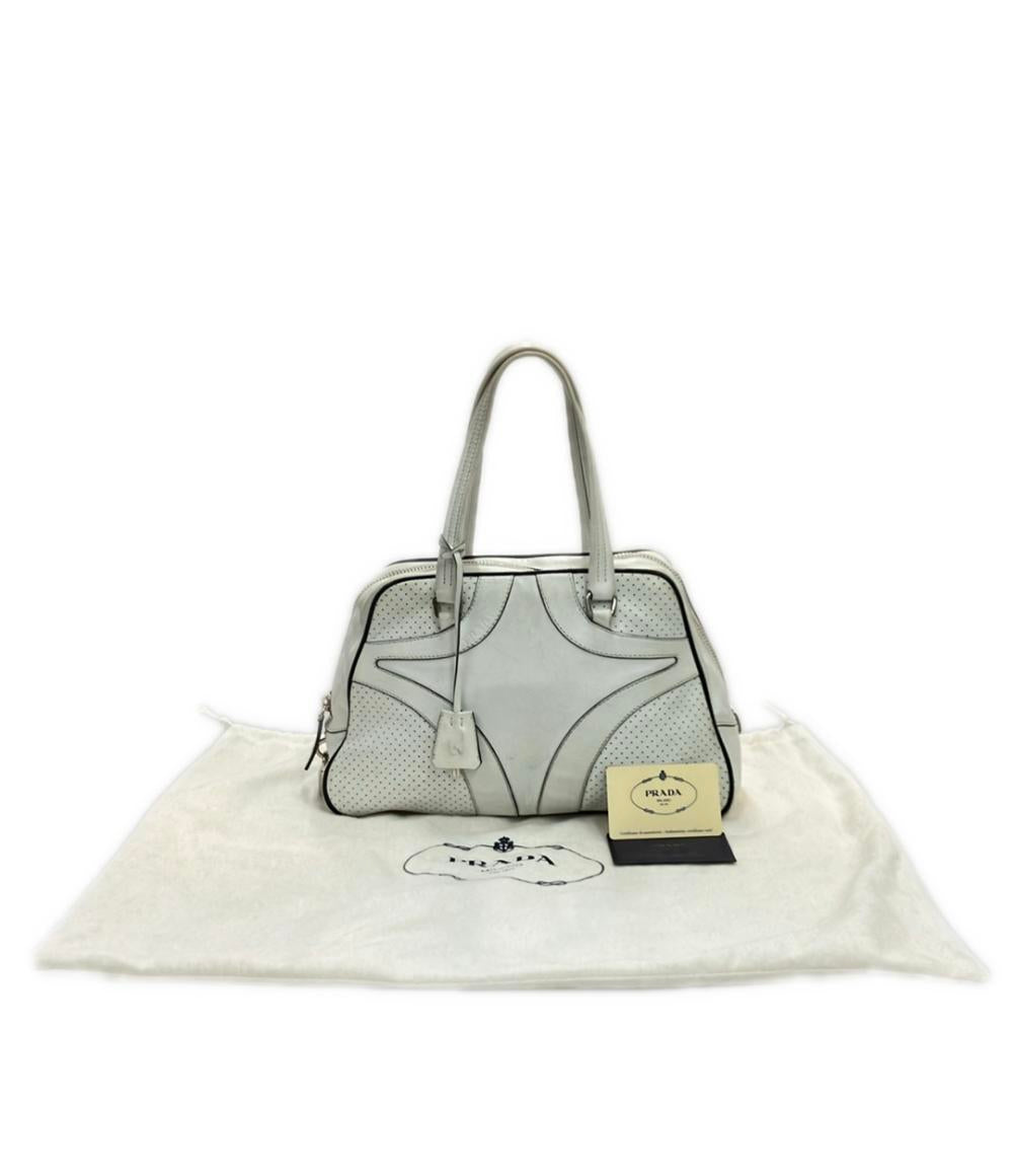 PRADA ハンドバッグ ボウリングバッグ レザー レディース プラダ