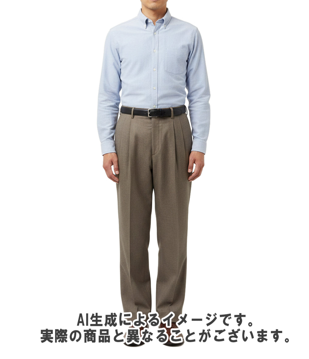 AURALEE スラックスパンツ 25AW ジップアップ SUPER LIGHT WOOL TWO