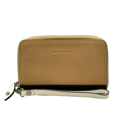 美品 LONGCHAMP ラウンドファスナー財布 レディース ロンシャン