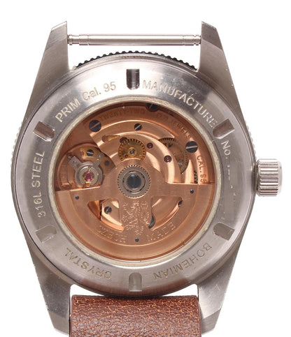 PURIM 腕時計 Orlík (オルリーク) 自動巻き ブラック メンズ プリム