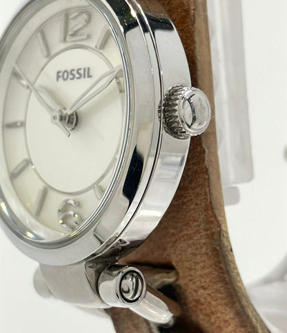 FOSSIL 腕時計 クオーツ シルバー ES3854 レディース フォッシル