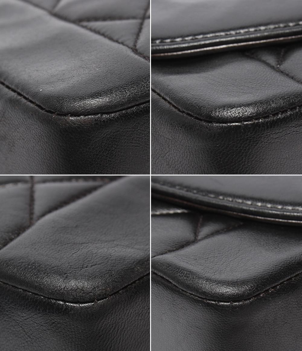 CHANEL チェーンショルダーバッグ ダイアナフラップ ラムスキン ゴールド金具 3番台 肩掛け 斜め掛け ダイアナ25 マトラッセ レディース シャネル