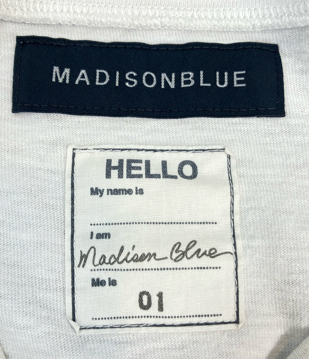 MADISONBLUE 半袖Tシャツ HELLO MB999-7101 レディース SIZE S マディソンブルー