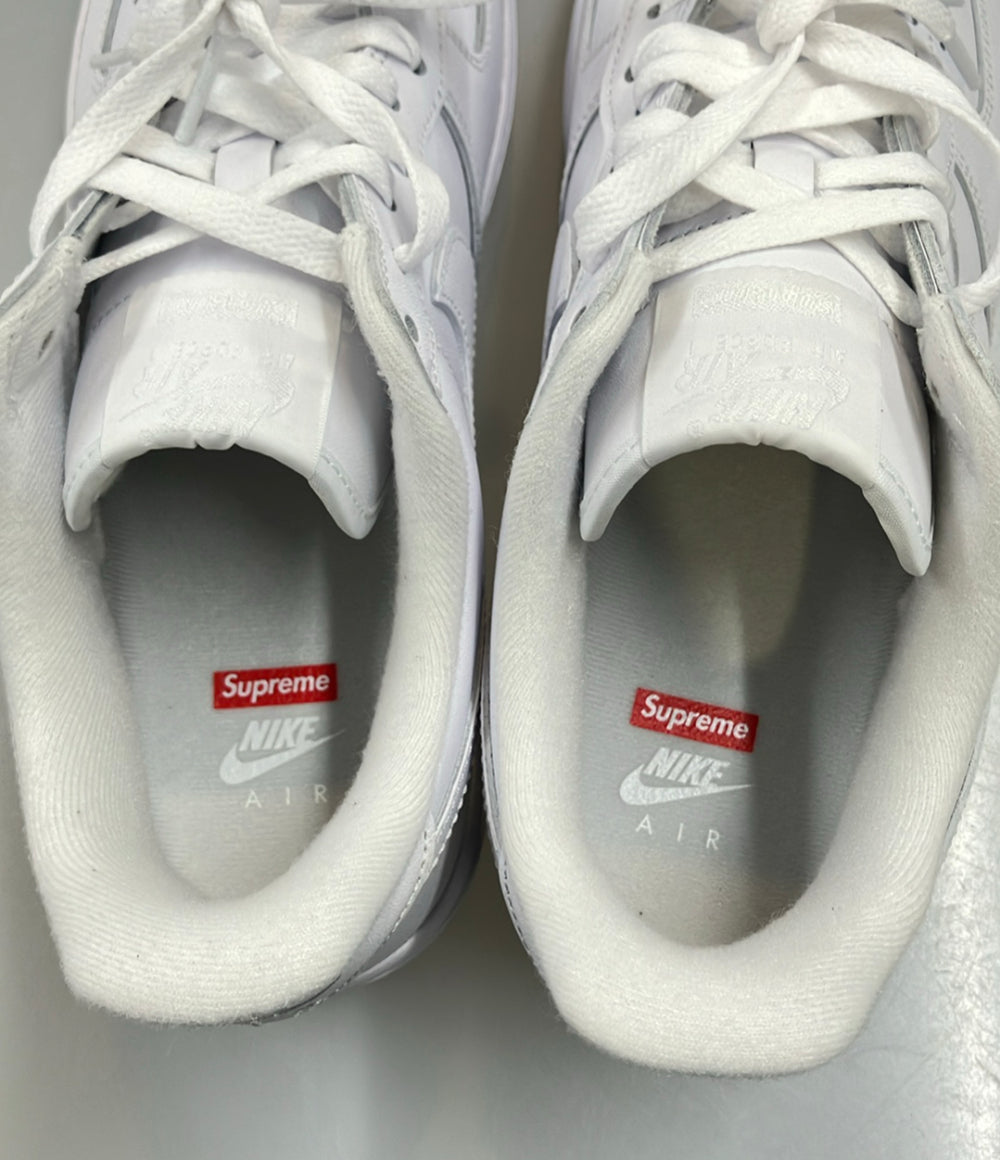 美品 NIKE ローカットスニーカー × シュプリーム AIR FORCE 1 LOW CU9225-100 メンズ SIZE 28.0 (XL) ナイキ