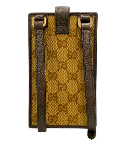 美品 GUCCI adidas スマホケース フォンポーチ ショルダーバッグ 斜め掛け メンズ レディース グッチ アディダス