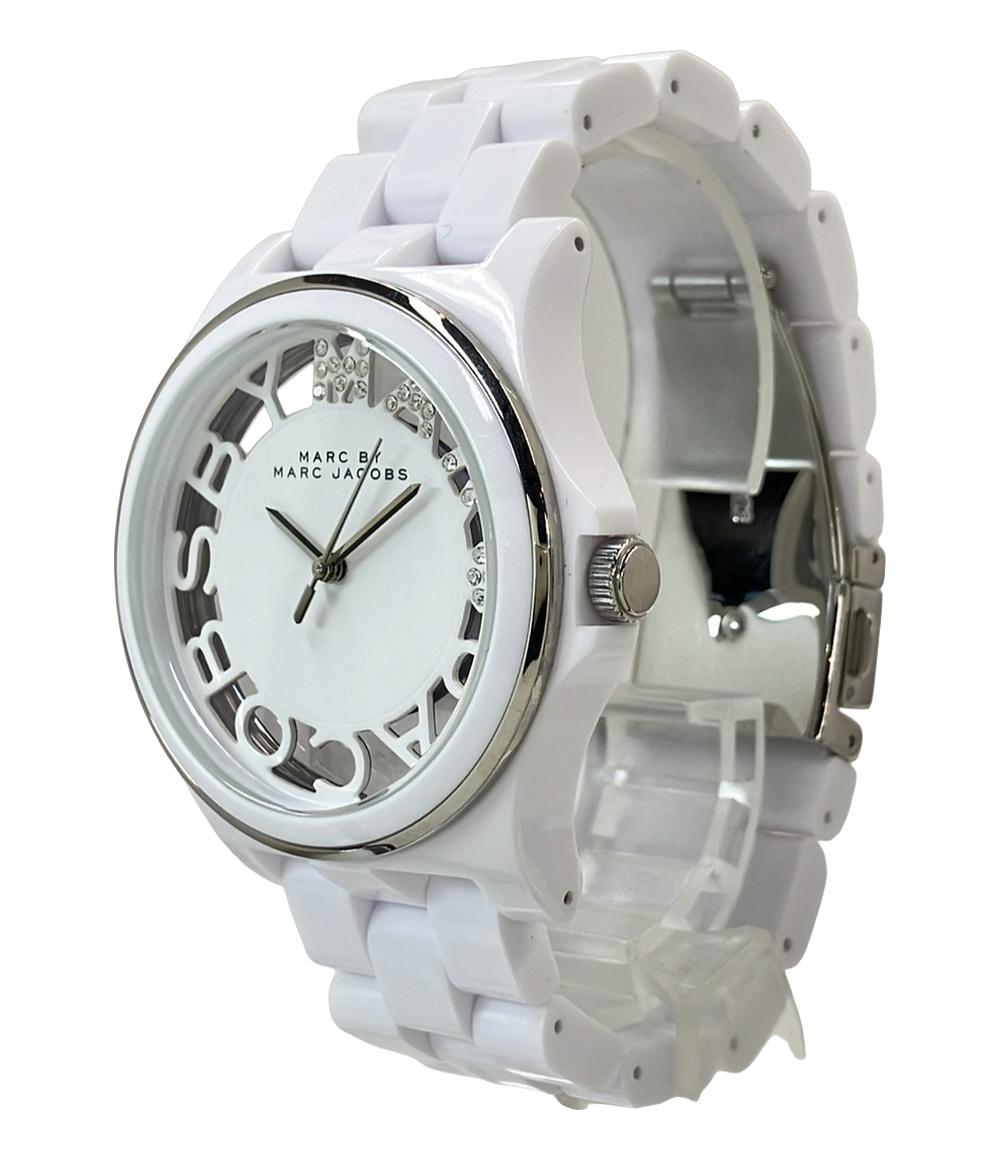 MARC BY MARC JACOBS 腕時計 クオーツ ホワイト MBM4571 メンズ マークバイマークジェイコブス
