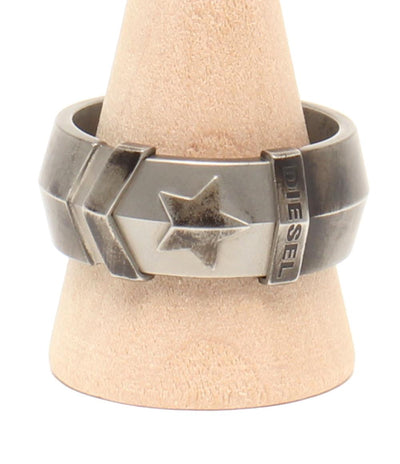 DIESEL リング 指輪 ロゴ スター 星 メンズ SIZE 22号 ディーゼル