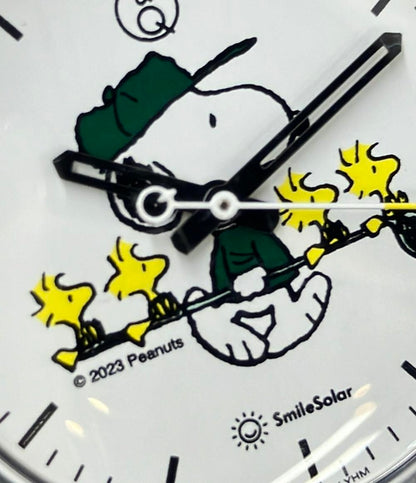 Q&Q 腕時計 ソーラー ホワイト レディース メンズ キューアンドキュー