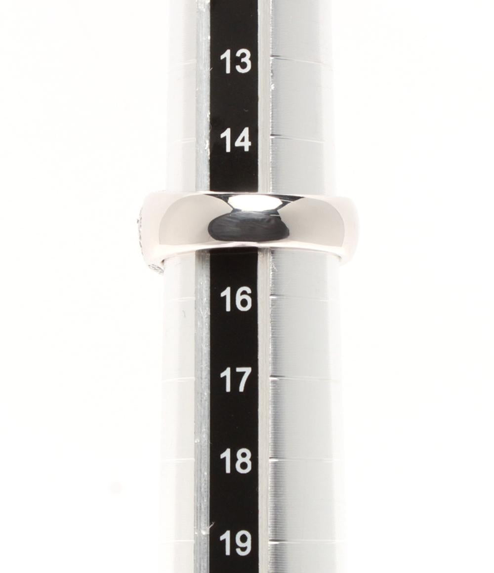 リング 指輪 K18WG エメラルド 1.022ct ダイヤ 1.386ct レディース SIZE 15号