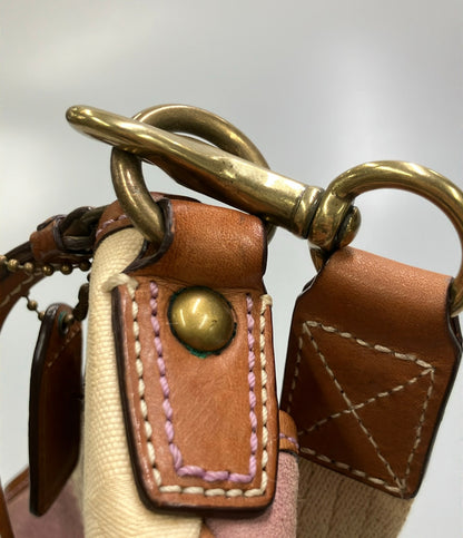 COACH ショルダーバッグ 斜め掛け パッチワーク シグネチャー 10006 レディース コーチ
