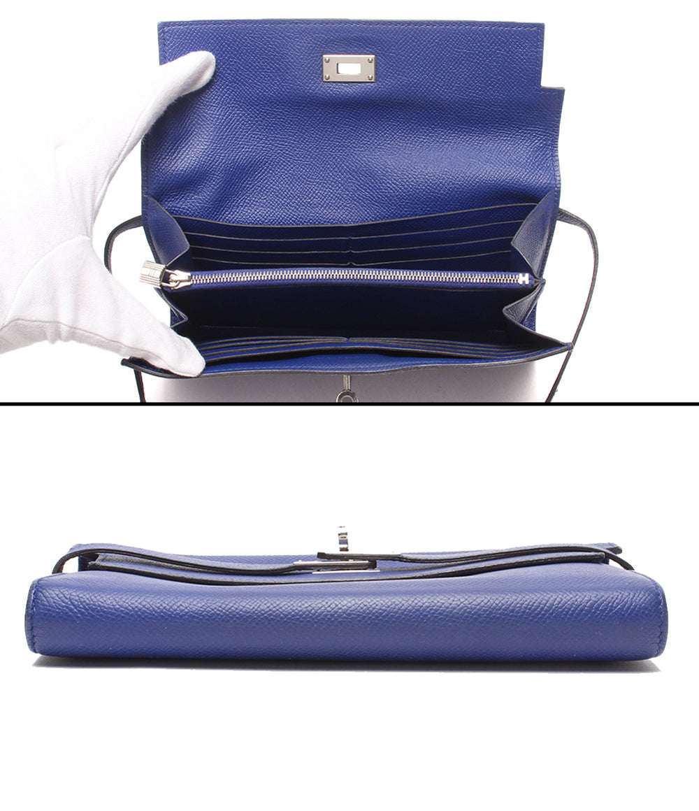 HERMES 長財布 T刻印 シルバー金具 ケリーウォレット レディース エルメス