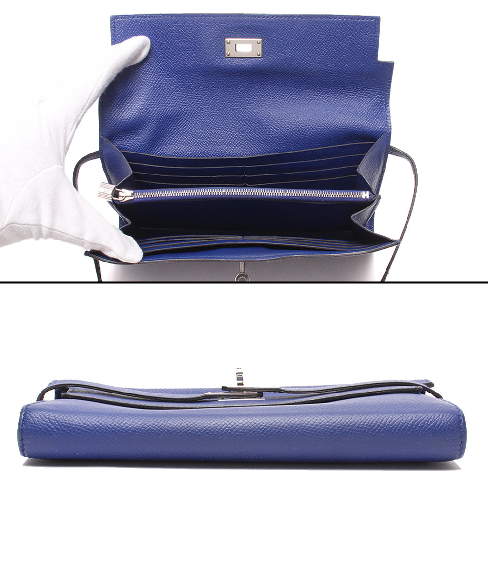 HERMES 長財布 T刻印 シルバー金具 ケリーウォレット レディース エルメス