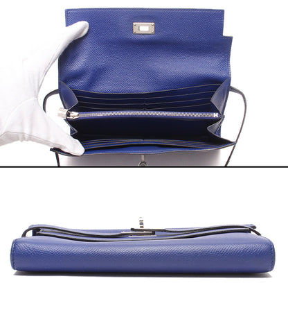 HERMES 長財布 T刻印 シルバー金具 ケリーウォレット レディース エルメス