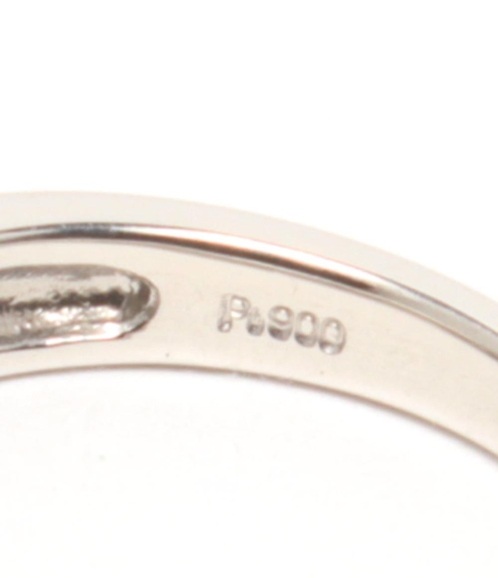 美品 リング 指輪 Pt900 ダイヤ 0.04ct レディース SIZE 12号