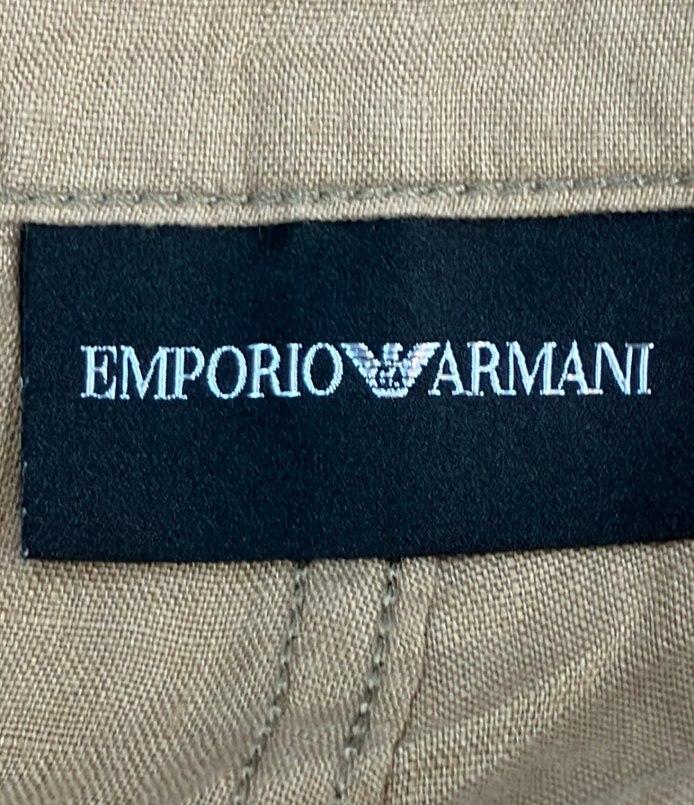 Emporio Armani パンツ リネン ワイド 3L2J33 2N0ZZ レディース SIZE 28 (L) エンポリオ・アルマーニ