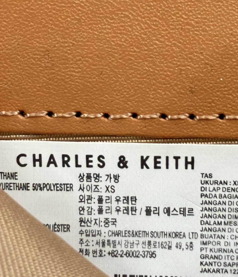 美品 チャールズ＆キース ショルダーバッグ スマホポーチ 斜め掛け レディース CHARLES＆KEITH