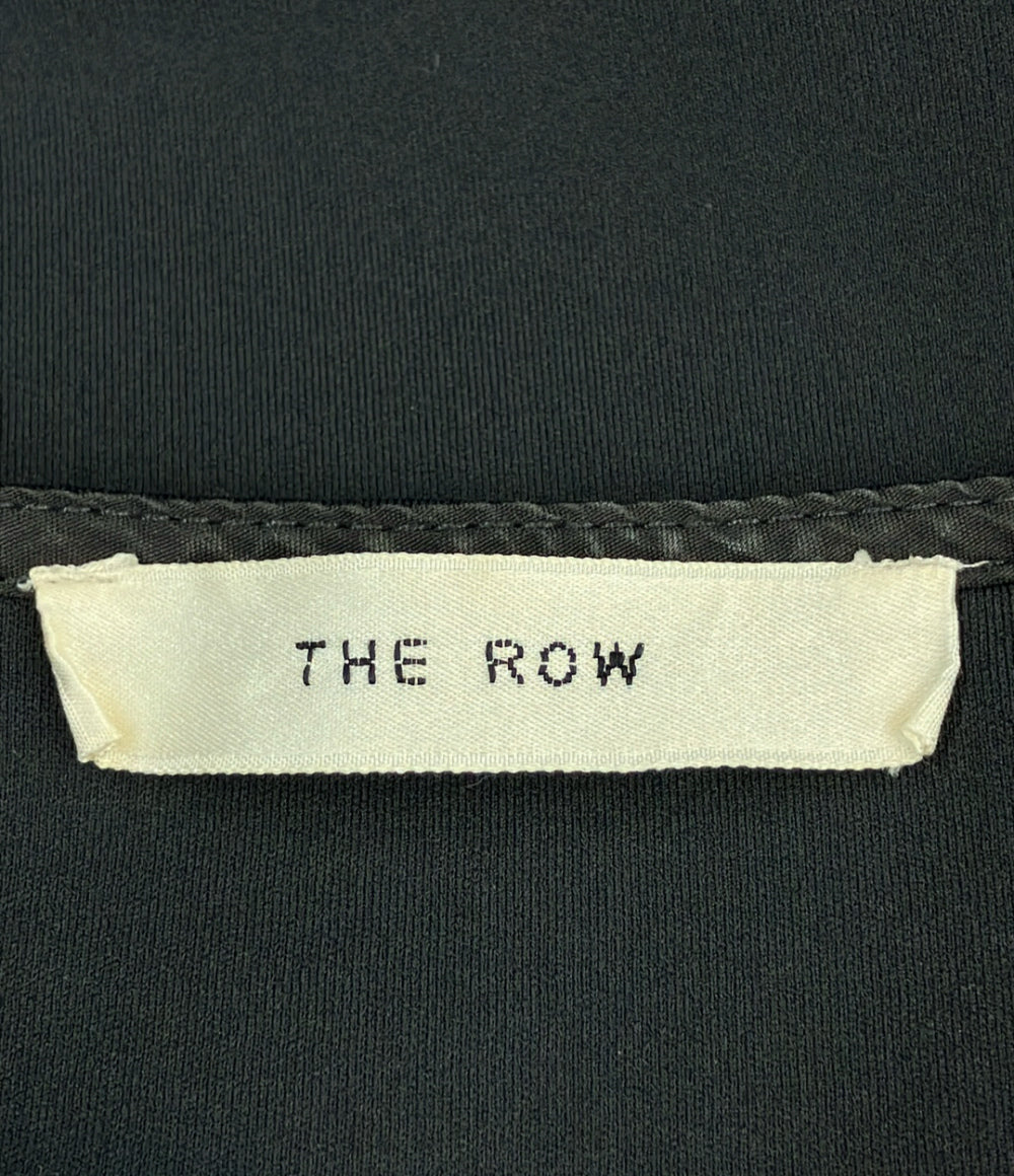 美品 THE ROW ジップアップ半袖ワンピース 4695-k106 レディース SIZE XS ザロウ