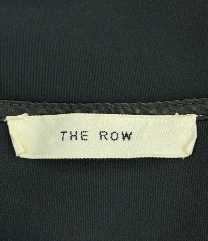 美品 THE ROW ジップアップ半袖ワンピース 4695-k106 レディース SIZE XS ザロウ