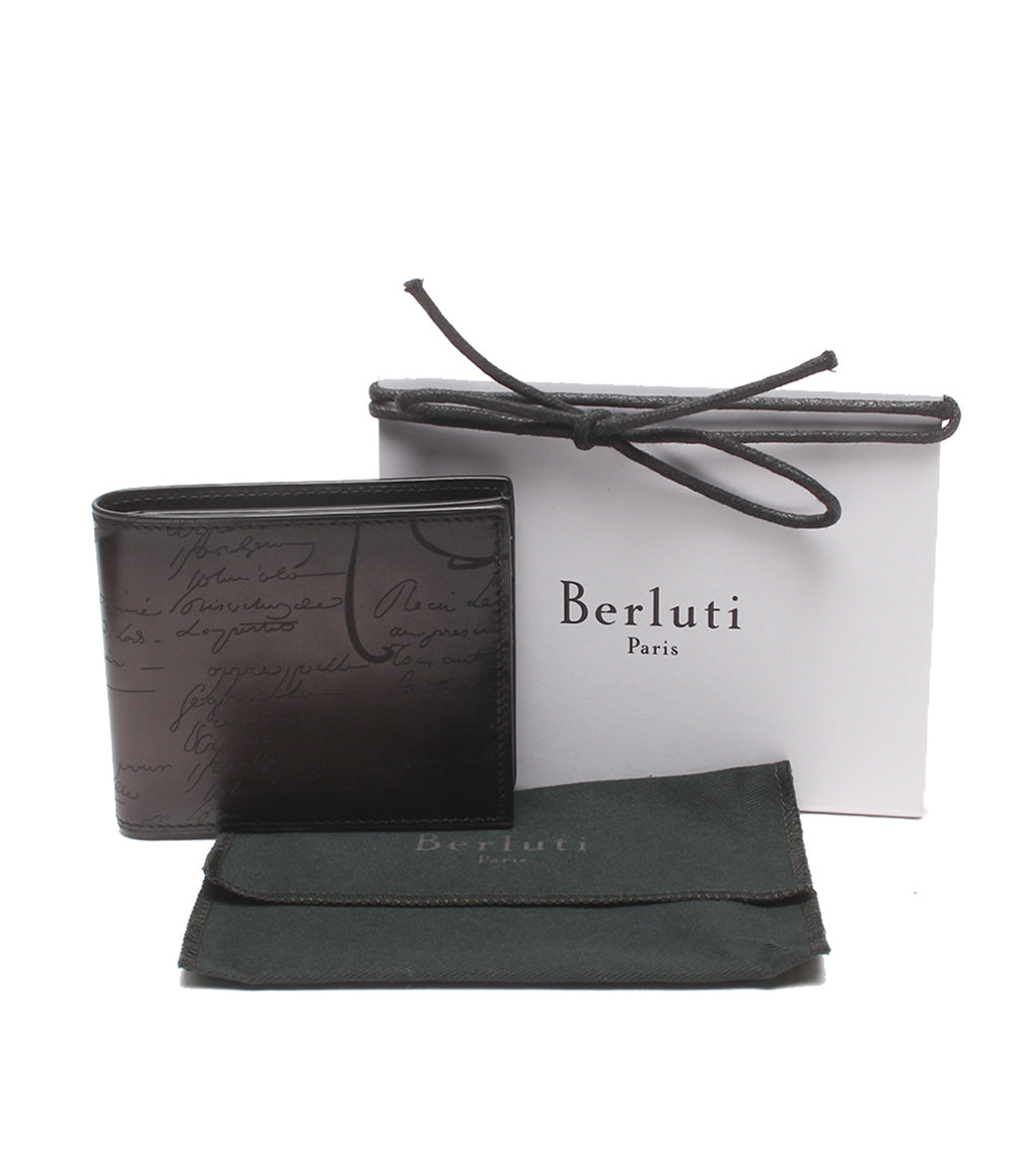 美品 Berluti 二つ折り財布 マコレ 235738 メンズ ベルルッティ