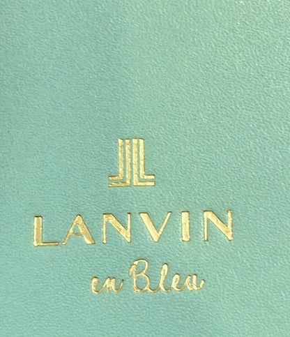 美品 ランバンオンブルー 二つ折り財布 レディース LANVIN en Bleu