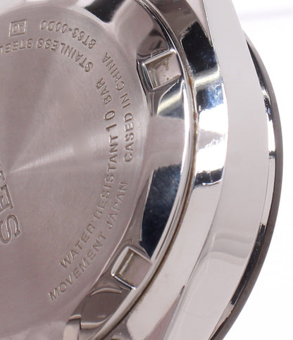 SEIKO 腕時計 クオーツ ブルー 8T63-00D0 メンズ セイコー