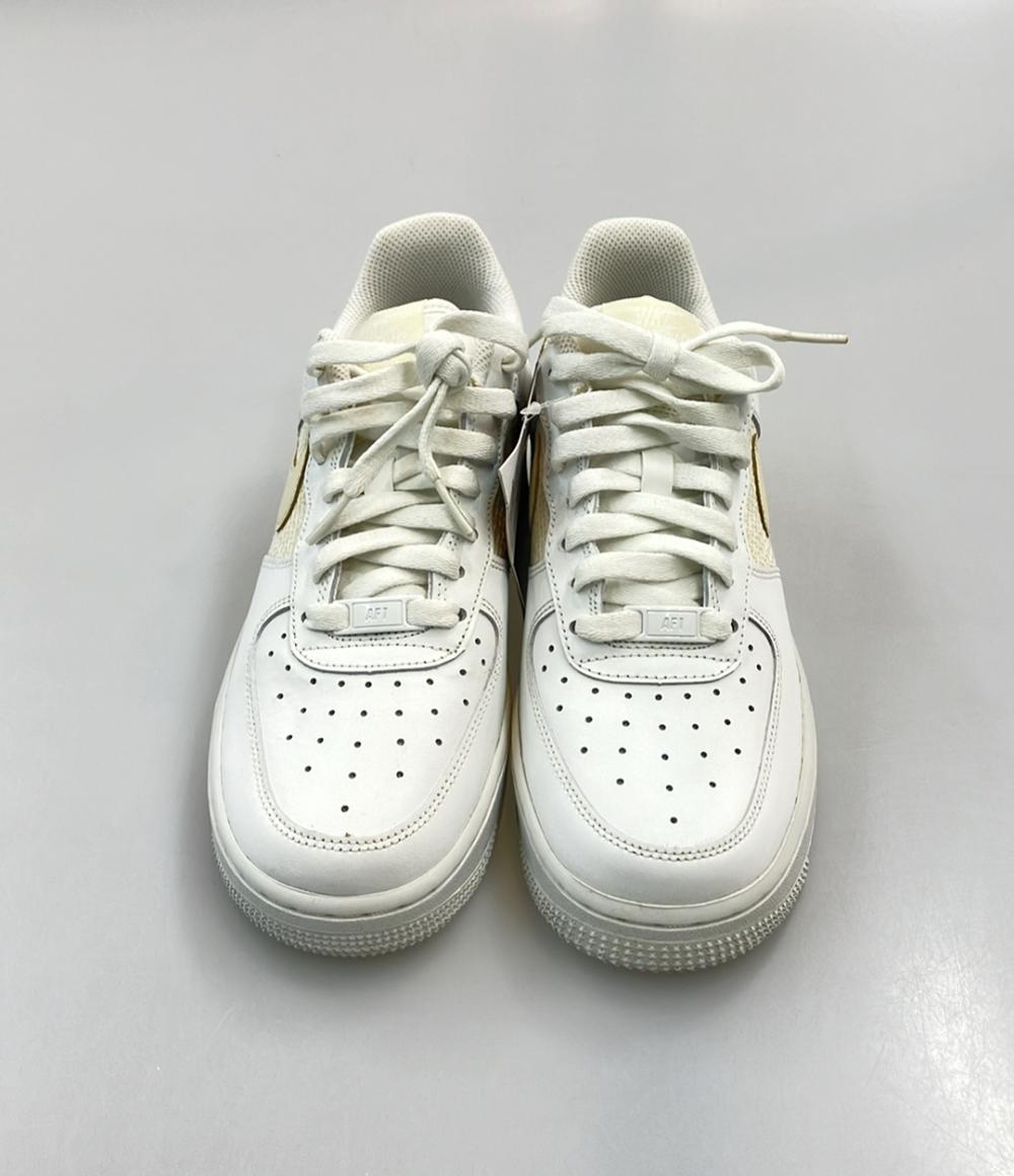 美品 ナイキ ローカットスニーカー WMNS AIR FORCE 1 07 ESS DJ9945-100 レディース SIZE 25.0 (XL) NIKE