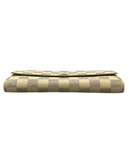 LOUIS VUITTON 長財布 ポルトフォイユ サラ ダミエ アズール N61735 レディース ルイ・ヴィトン