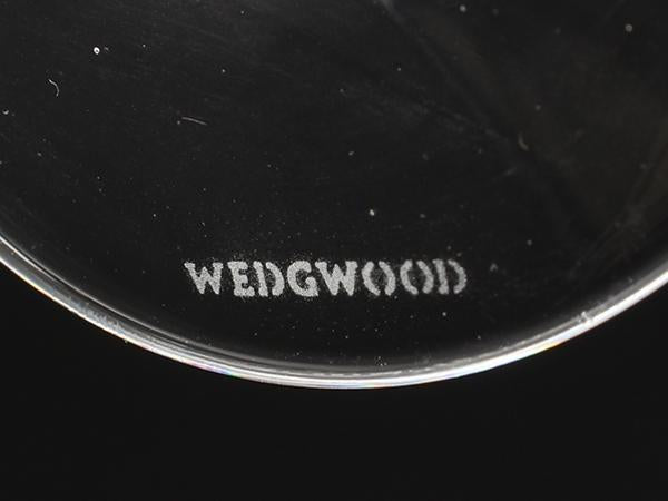 美品 WEDGWOOD ワイングラス 2点セット ペア ティアドロップ ウエッジウッド