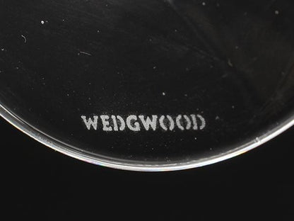 美品 WEDGWOOD ワイングラス 2点セット ペア ティアドロップ ウエッジウッド