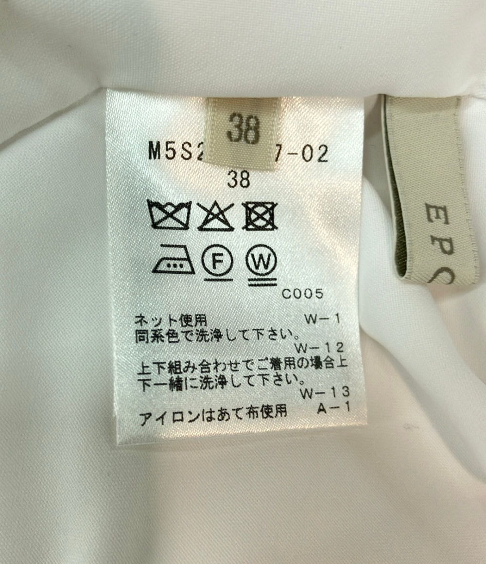 美品 EPOCA フレアスカート タグ付き フィオーレエンブロイダリー タックフレアスカート M5S28-547-02 レディース SIZE 38 (M) エポカ