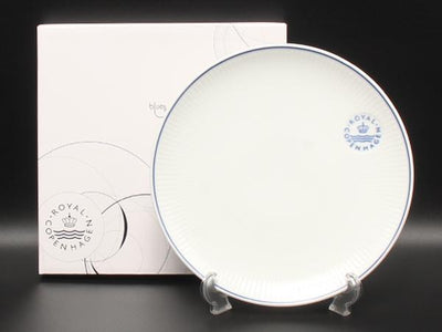 美品 Royal Copenhagen プレート 皿 23cm ブルーライン ロイヤルコペンハーゲン