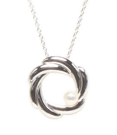 美品 TASAKI ネックレス SV パール4.0mm レディース タサキ