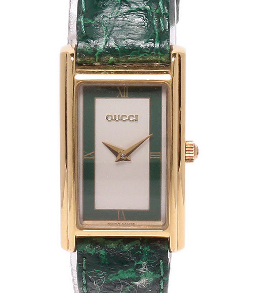 GUCCI 腕時計 クオーツ ホワイト 2600L レディース グッチ