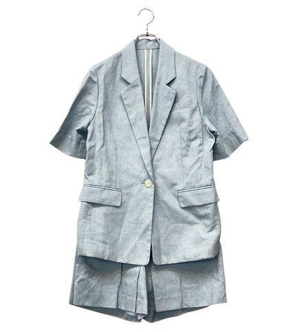 allureville セットアップ パンツスーツ ショート キュロット 上下セット 202410-10-150-63-020 レディース SIZE 2 (M) アルアバイル
