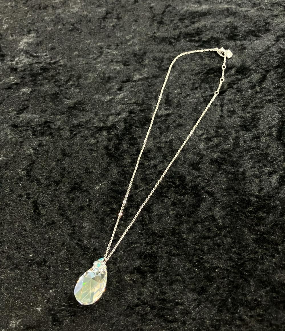 美品 スワロフスキー ネックレス しずくモチーフ レディース SWAROVSKI