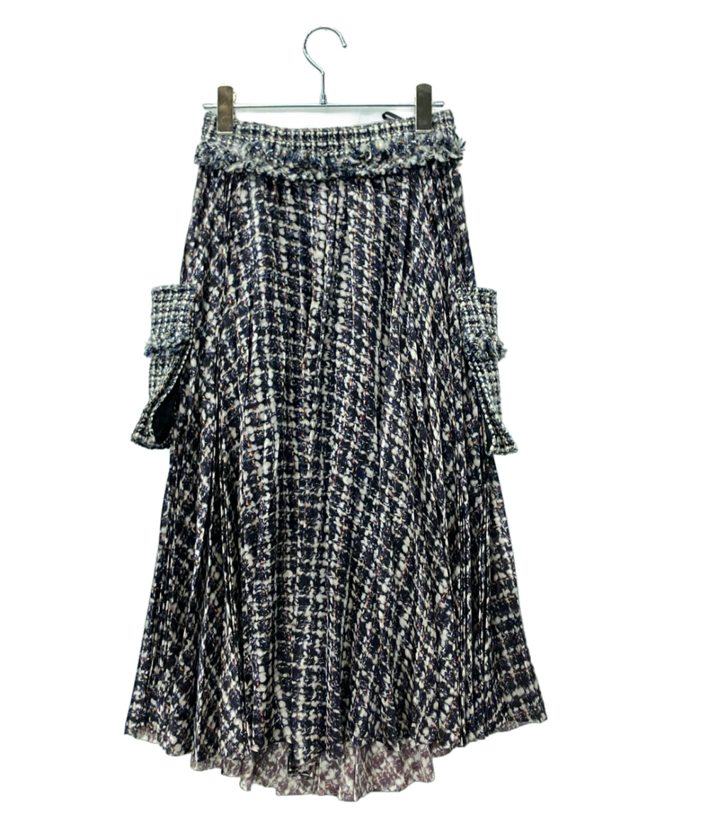 Sacai ツイードスカート ラップスカート 24-07446 レディース SIZE 0 (S) サカイ