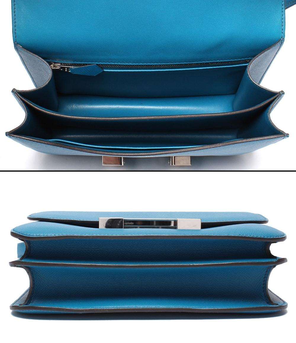 美品 HERMES ショルダーバッグ □R刻印 シルバー金具 ヴォーエプソン コンスタンス3 24 レディース エルメス