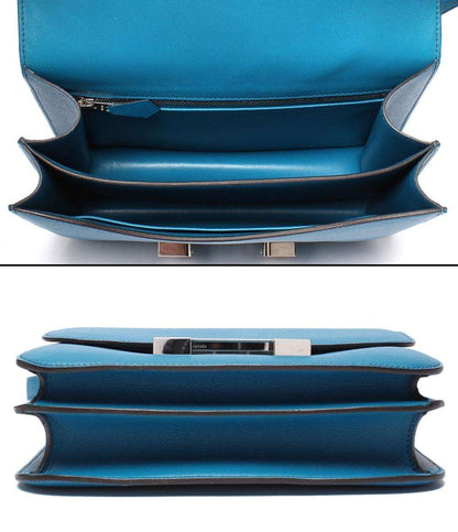 美品 HERMES ショルダーバッグ □R刻印 シルバー金具 ヴォーエプソン コンスタンス3 24 レディース エルメス