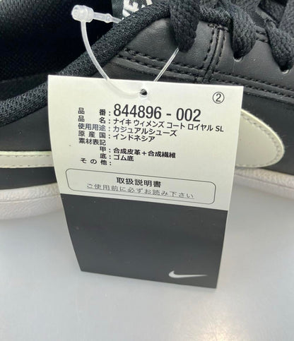 ナイキ ローカットスニーカー コート ロイヤル SL 844896-002 レディース SIZE 24.5 (L) NIKE