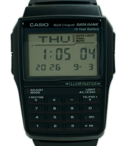 美品 CASIO 腕時計 データバンク クオーツ DBC-32 レディース メンズ カシオ