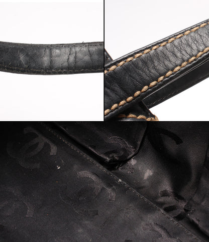 CHANEL ハンドバッグ 9番台 ゴールド金具 ワイルドステッチ レディース シャネル