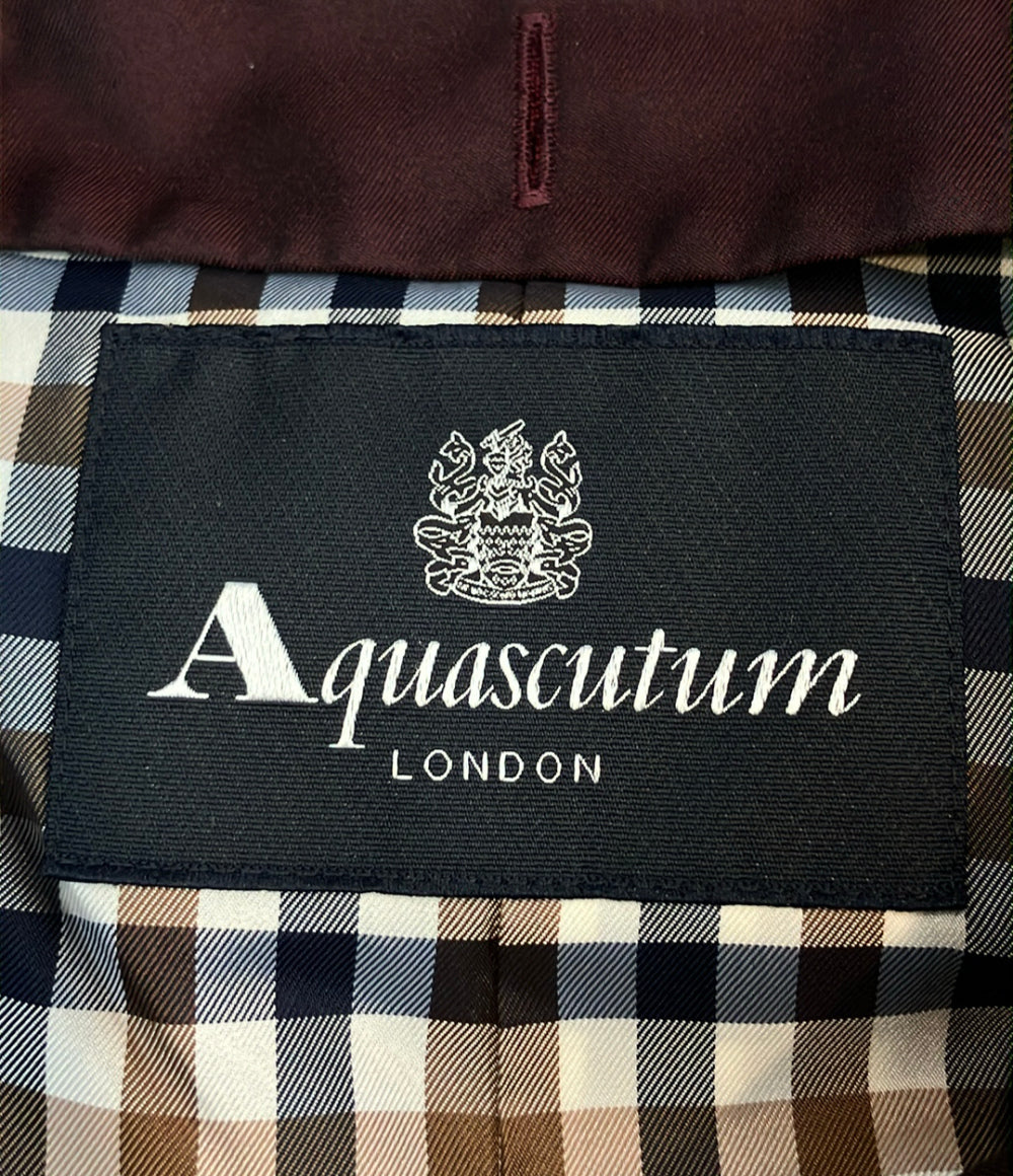 Aquascutum トレンチコート クラブチェック柄 レディース SIZE 10 (L) アクアスキュータム