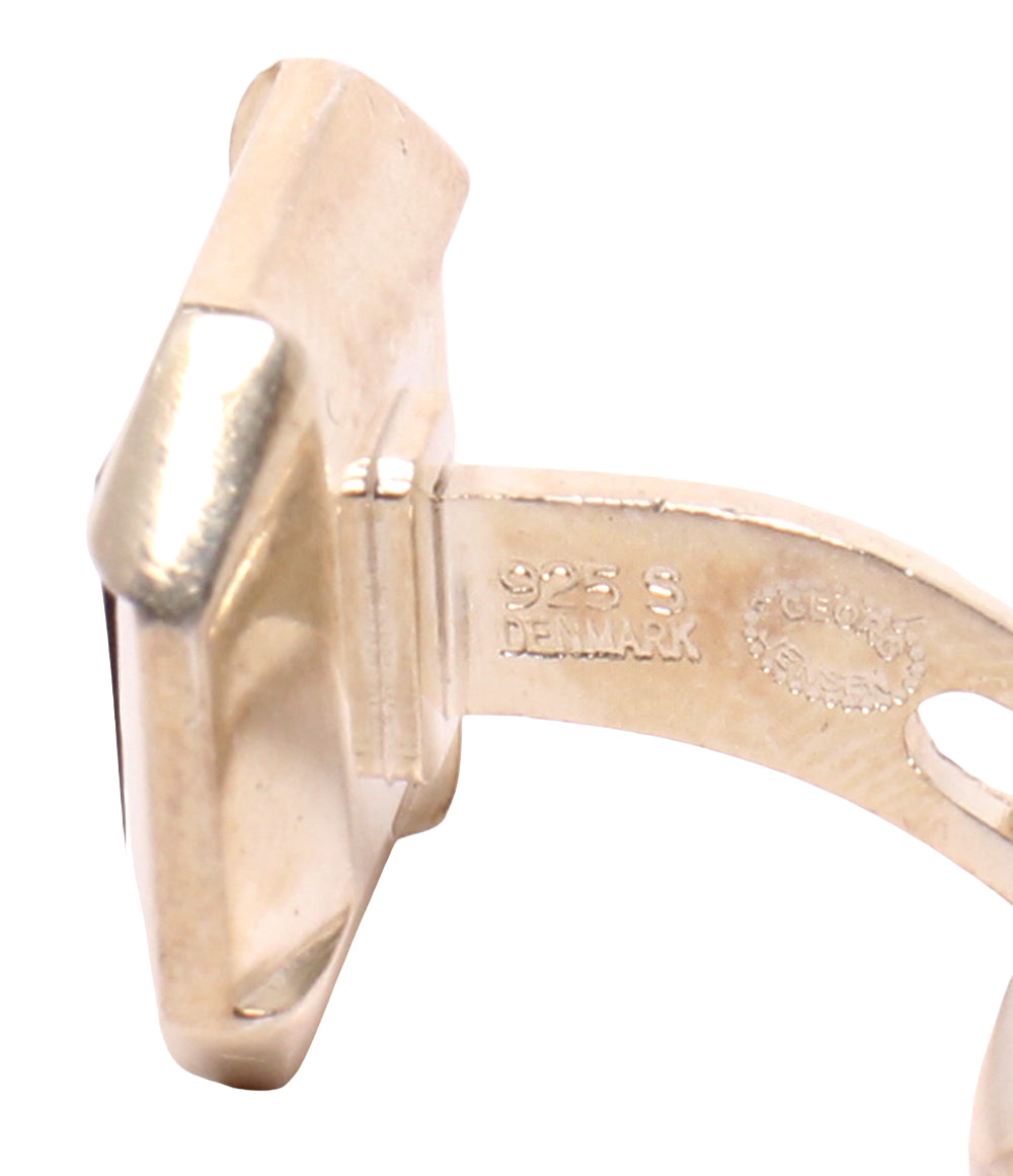Georg Jensen カフス SV925 オニキス 202 メンズ ジョージジェンセン