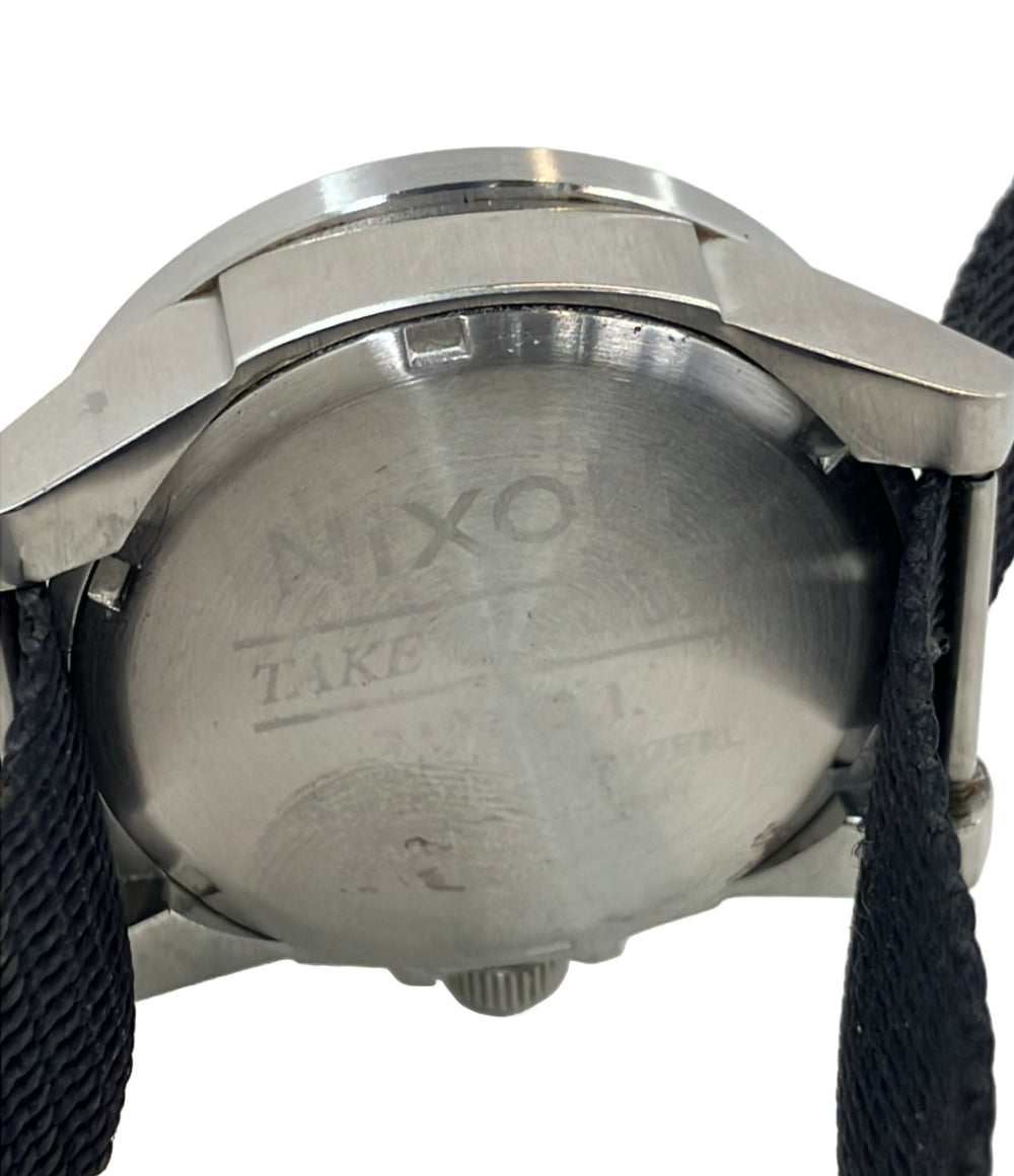 NIXON 腕時計 TAKE CHARGE テイクチャージ クオーツ ブラック メンズ ニクソン